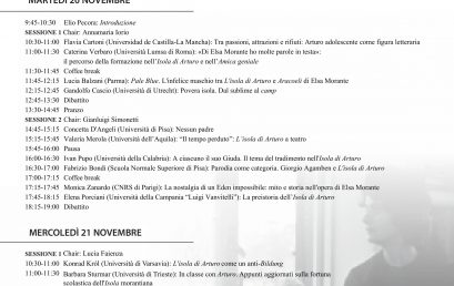 Convegno A sessant’anni dall’isola di Arturo