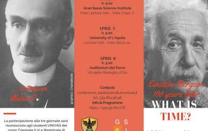 Convegno What is time? Einstein-Bergson 100 years later
