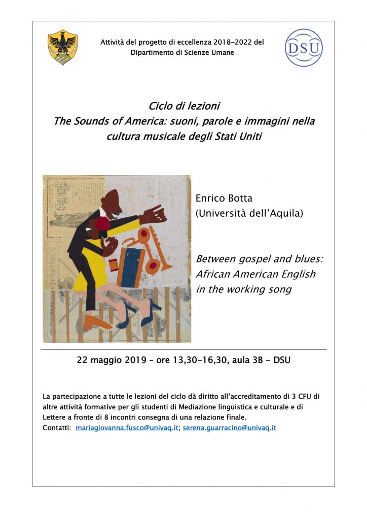 Convegno The sounds of America: between gospel and blues