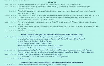Winter school “Transcoding The City: A Multidisciplinary Approach”